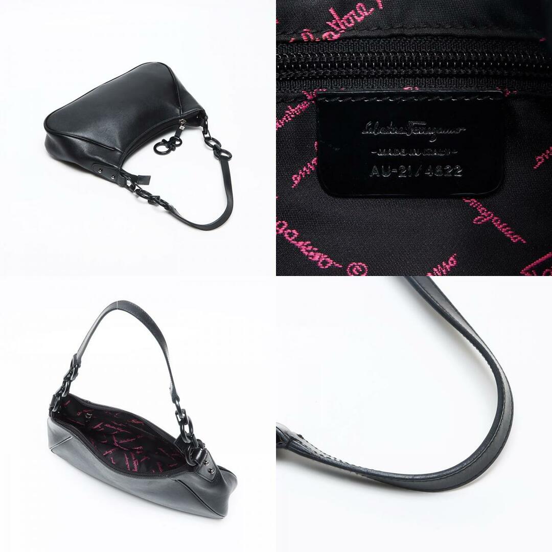 Salvatore Ferragamo - フェラガモ FERRAGAMO レザー ショルダー Salvatore Ferragamo - フェラガモ FERRAGAMO レザー ショルダー