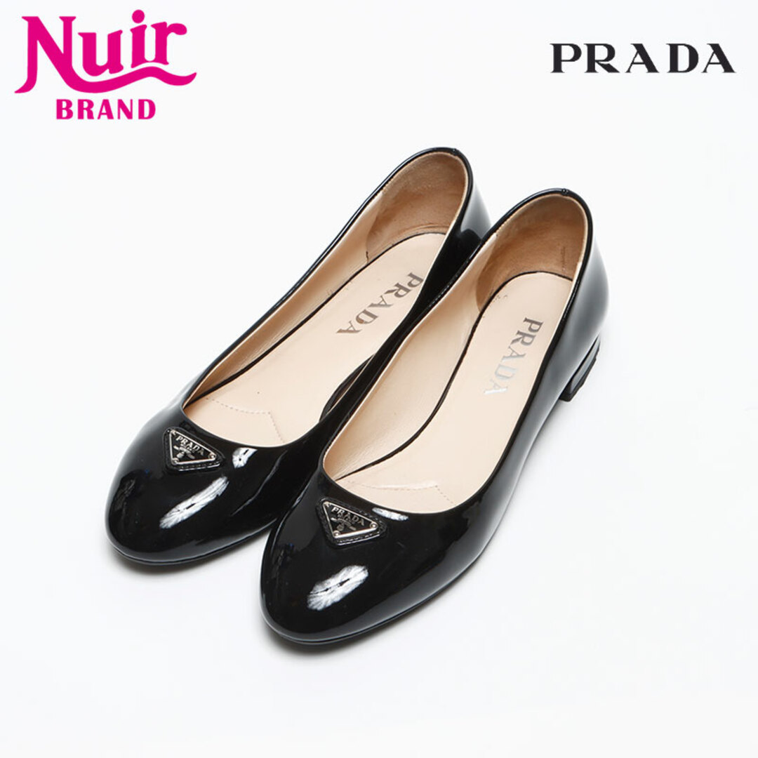 PRADA - プラダ PRADA トライアングルロゴ パテントレザー PRADA - プラダ PRADA トライアングルロゴ パテントレザー