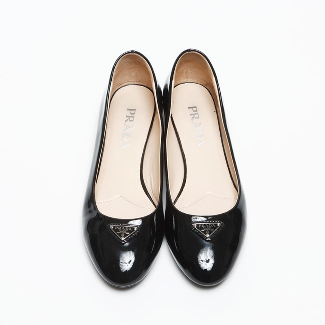 PRADA - プラダ PRADA トライアングルロゴ パテントレザー PRADA - プラダ PRADA トライアングルロゴ パテントレザー