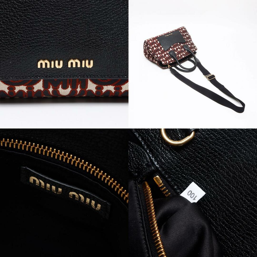 MIU MIU - ミュウ ミュウ Miu Miu ジャガード 2way マルチカラー MIU MIU - ミュウ ミュウ Miu Miu ジャガード 2way マルチカラー
