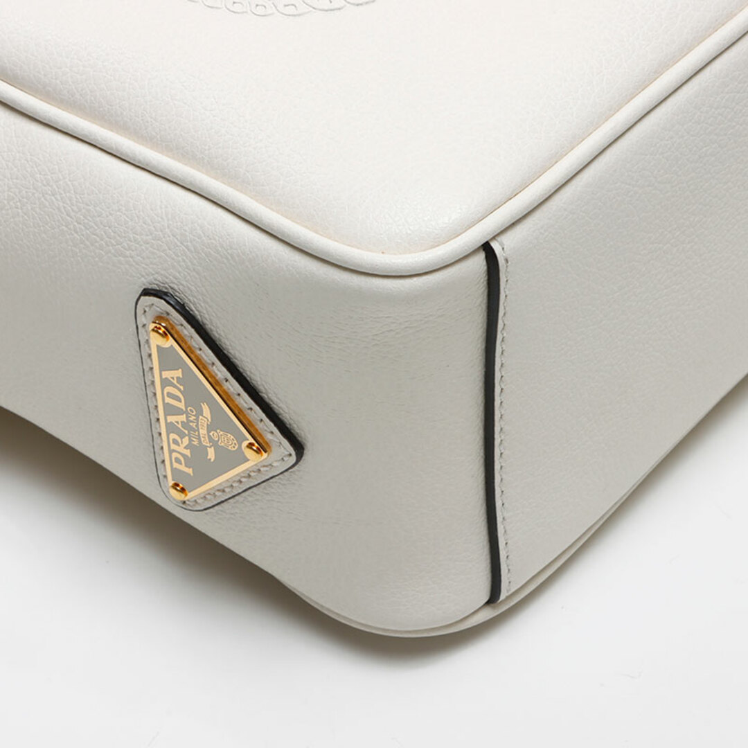 PRADA - プラダ PRADA グレースカーフ レザー ロゴ ショルダー PRADA - プラダ PRADA グレースカーフ レザー ロゴ ショルダー