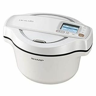 シャープ 自動調理 鍋 ヘルシオ ホットクック 1.6L 無水鍋 AIoT対応 ホワイト KN-HW16D-W(その他)