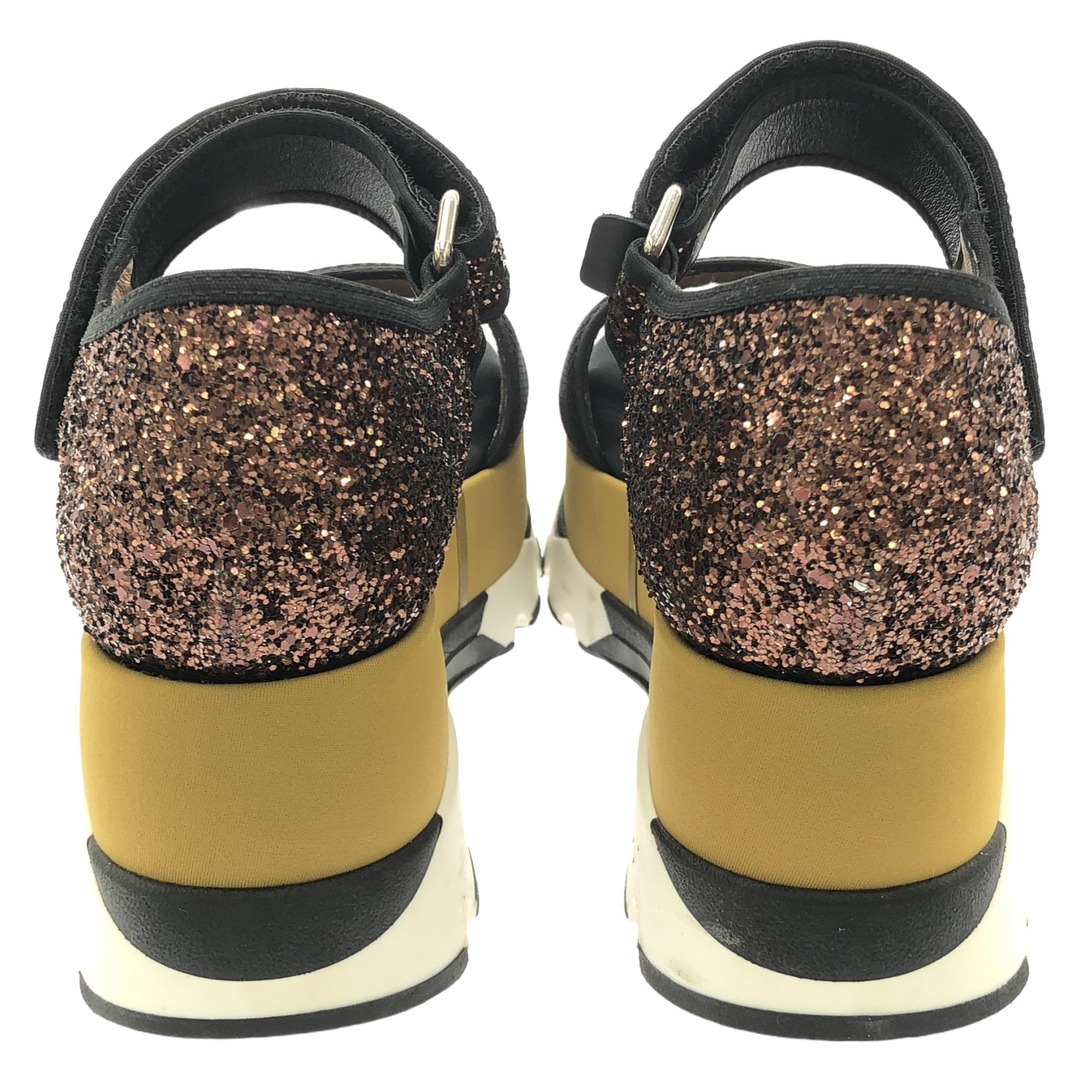MARNI - マルニ MARNI シューズ 厚底グリッターサンダル MARNI - マルニ MARNI シューズ 厚底グリッターサンダル