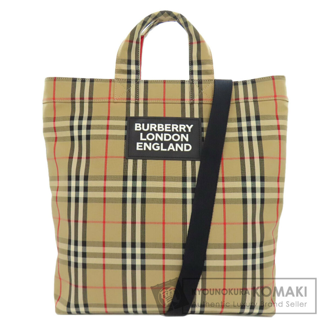 BURBERRY - BURBERRY ノバチェック 2WAY ハンドバッグ ナイロン BURBERRY - BURBERRY ノバチェック 2WAY ハンドバッグ ナイロン