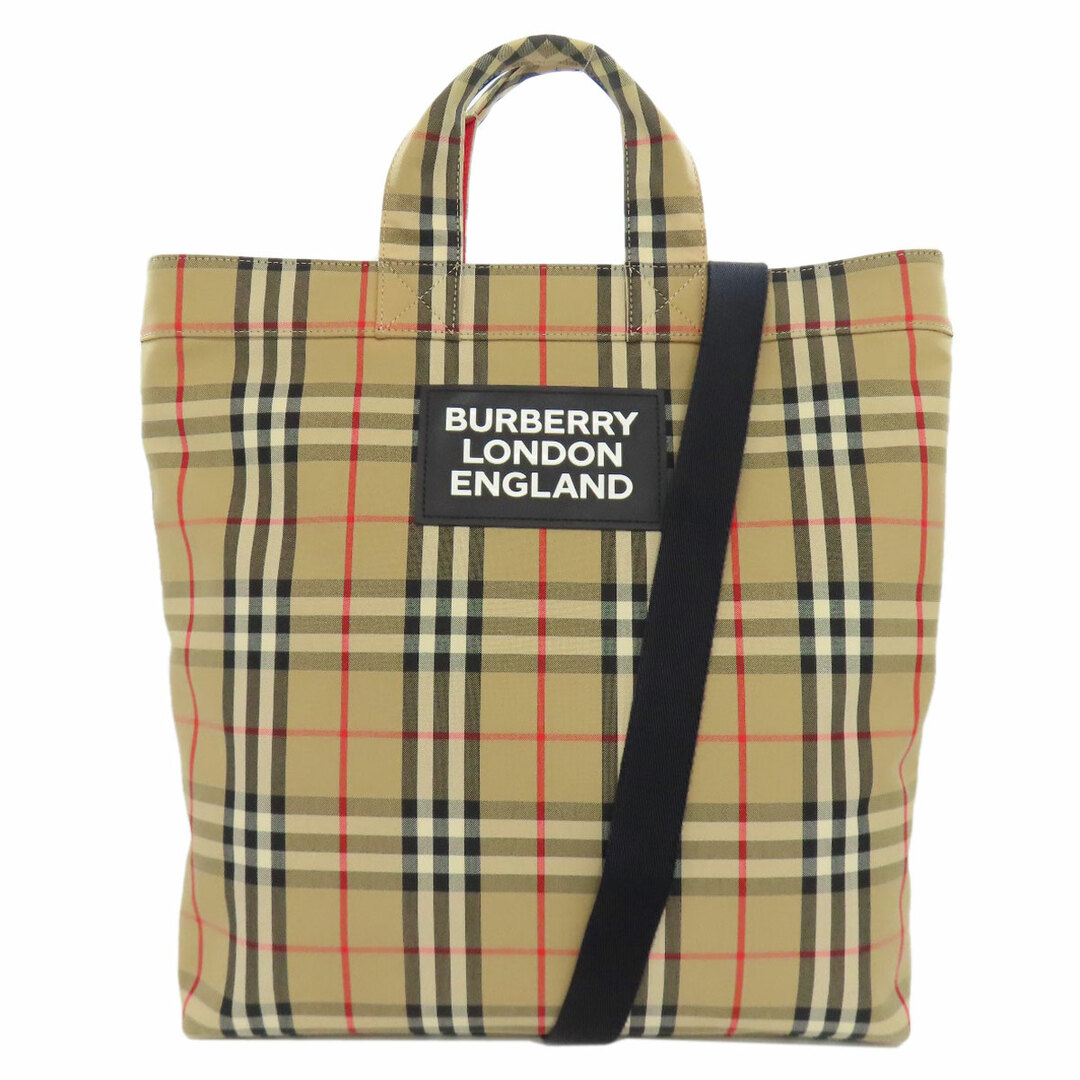 BURBERRY - BURBERRY ノバチェック 2WAY ハンドバッグ ナイロン BURBERRY - BURBERRY ノバチェック 2WAY ハンドバッグ ナイロン