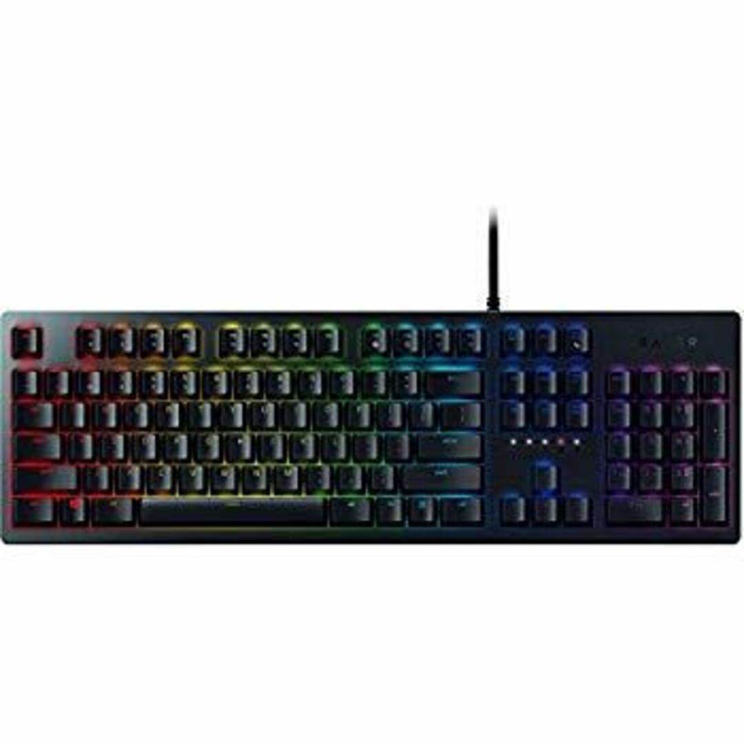 Razer Huntsman - オプト・メカニカルスイッチ採用 ゲーミングキーボード 英語/US配列 RZ03-02520100-R3M1 mxn26g8 スマホ/家電/カメラのPC/タブレット(PC周辺機器)の商品写真