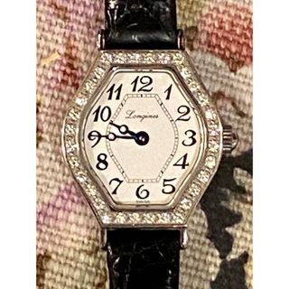 LONGINES - 稼働 LONGINES 腕時計 アンティーク レザーベルト LONGINES - 稼働 LONGINES 腕時計 アンティーク レザーベルト