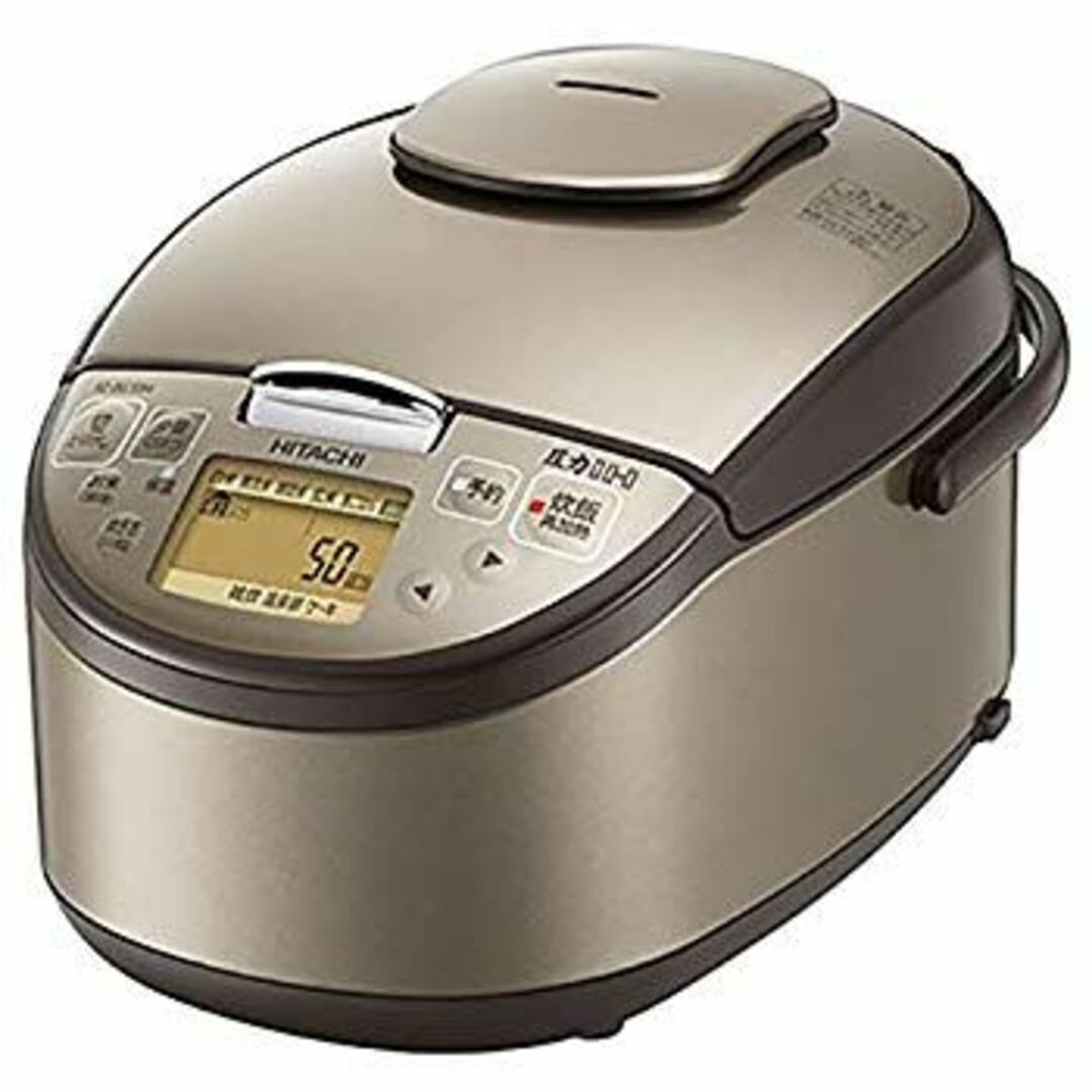 日立 圧力IH炊飯ジャー(5.5合炊き) ライトブラウンHITACHI 極上炊き分け RZ-BG10M-T mxn26g8 スマホ/家電/カメラの調理家電(炊飯器)の商品写真