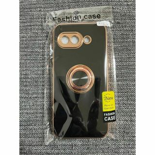 Pixel 9a ケース TPU リングG ブラック(Androidケース)
