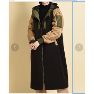 CELINE - celine エッグクロンビー コート 42 ブルーペトロール CELINE - celine エッグクロンビー コート 42 ブルーペトロール