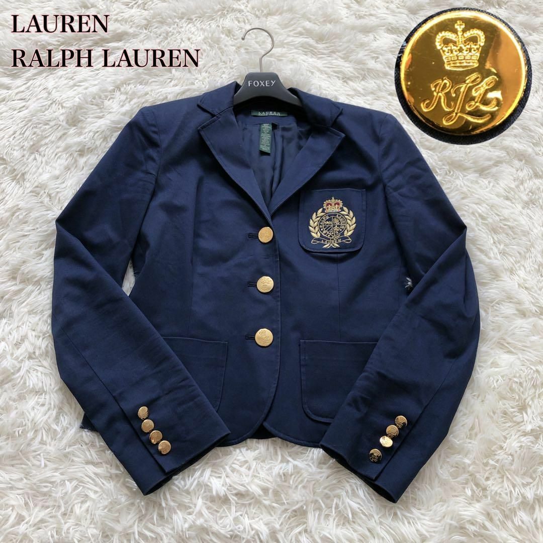 Ralph Lauren - ✨金ボタン♡エンブレム✨ラルフローレン 紺ブレ Ralph Lauren - ✨金ボタン♡エンブレム✨ラルフローレン 紺ブレ