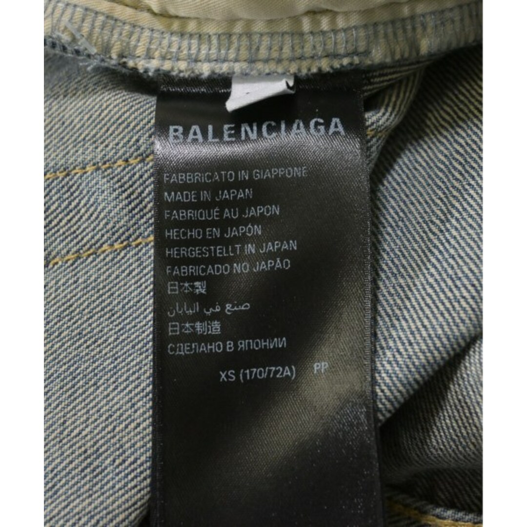 BALENCIAGA - BALENCIAGA バレンシアガ デニムパンツ XS 青 BALENCIAGA - BALENCIAGA バレンシアガ デニムパンツ XS 青
