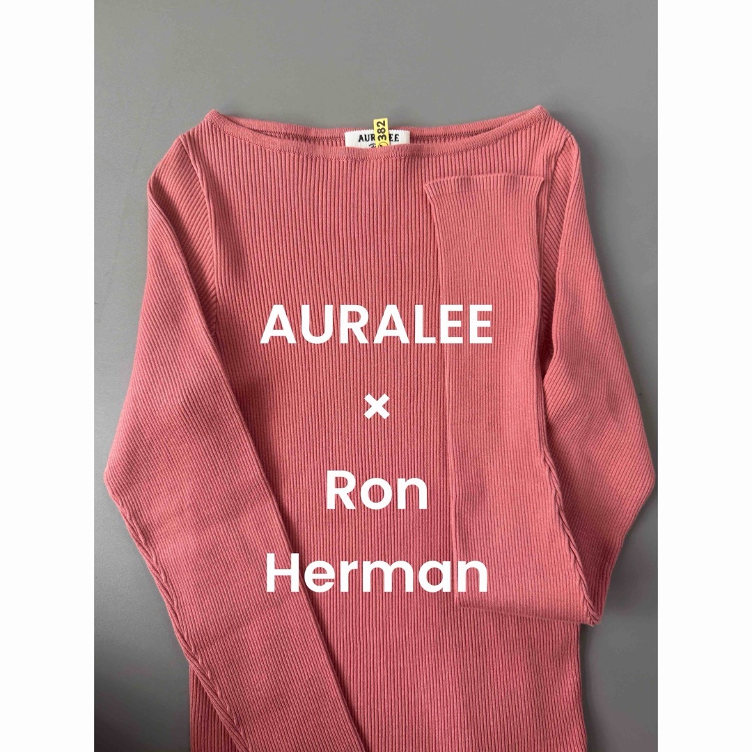 AURALEE - AURALEE 大人気Ronherman別注ギザボートネックの通販 AURALEE - AURALEE 大人気Ronherman別注ギザボートネックの通販
