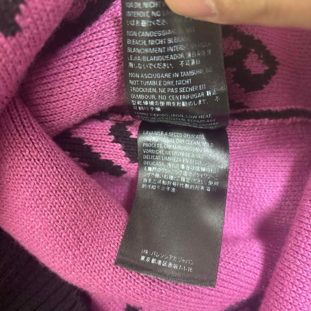 BALENCIAGA - バレンシアガ ジャガード ロゴ ニットの通販 by Ms BALENCIAGA - バレンシアガ ジャガード ロゴ ニットの通販 by Ms