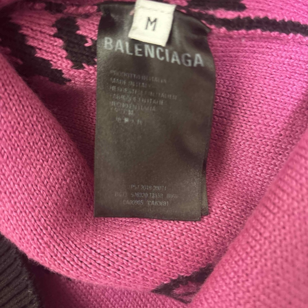 BALENCIAGA - バレンシアガ ジャガード ロゴ ニットの通販 by Ms BALENCIAGA - バレンシアガ ジャガード ロゴ ニットの通販 by Ms