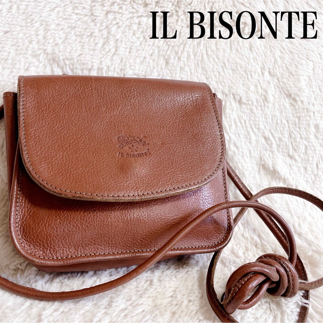 IL BISONTE - IL BISONTE イルビゾンテ オールレザー ポシェット IL BISONTE - IL BISONTE イルビゾンテ オールレザー ポシェット