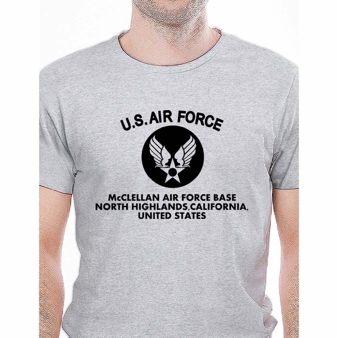 AIR FORCE AR グレー-黒【XL 6oz TS】【SVC メンズのトップス(Tシャツ/カットソー(半袖/袖なし))の商品写真