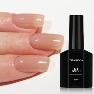 【色:ダークヌード】TOMICCA ジェルネイル シアーカラージェル 単色 ダー(ネイルケア)