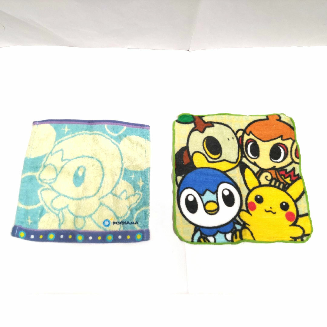 ポケモン(ポケモン)のポケモンのタオルハンカチ2枚(ポッチャマメイン) エンタメ/ホビーのおもちゃ/ぬいぐるみ(キャラクターグッズ)の商品写真