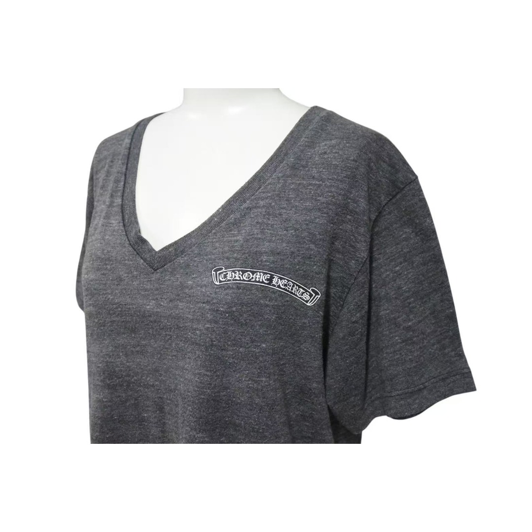 Chrome Hearts - CHROME HEARTS クロムハーツ アーチロゴVネック Chrome Hearts - CHROME HEARTS クロムハーツ アーチロゴVネック