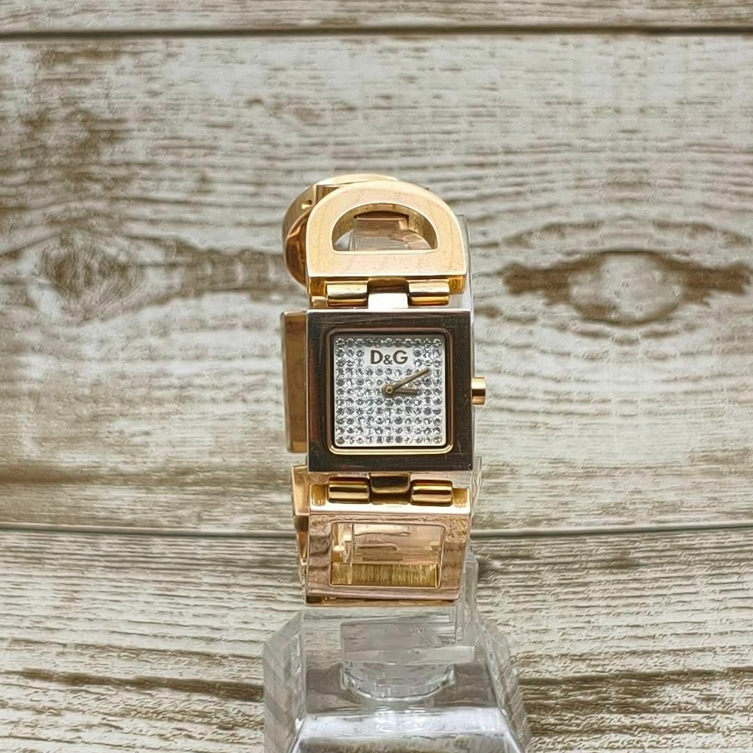 DOLCE&GABBANA - ♥️ 動作品 D&G ゴールドクリスタル 腕時計 DOLCE&GABBANA - ♥️ 動作品 D&G ゴールドクリスタル 腕時計