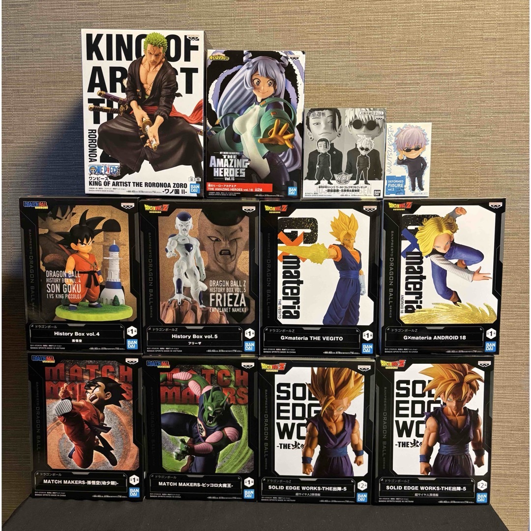 BANPRESTO - ドラゴンボール、ワンピース、他プライズセットの BANPRESTO - ドラゴンボール、ワンピース、他プライズセットの