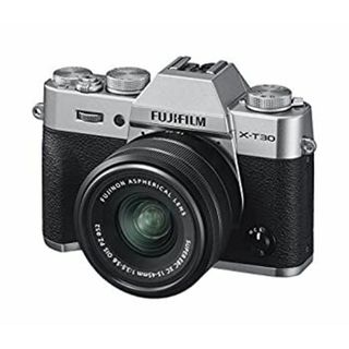 FUJIFILM ミラーレス一眼カメラ X-T30XCレンズキット シルバー X-T30LK-1545-S(ミラーレス一眼)