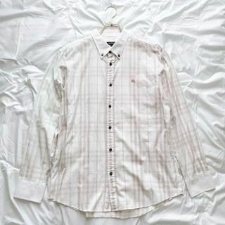 BURBERRY BLACK LABEL - 【極美品】バーバリー 長袖 ポロシャツ BURBERRY BLACK LABEL - 【極美品】バーバリー 長袖 ポロシャツ
