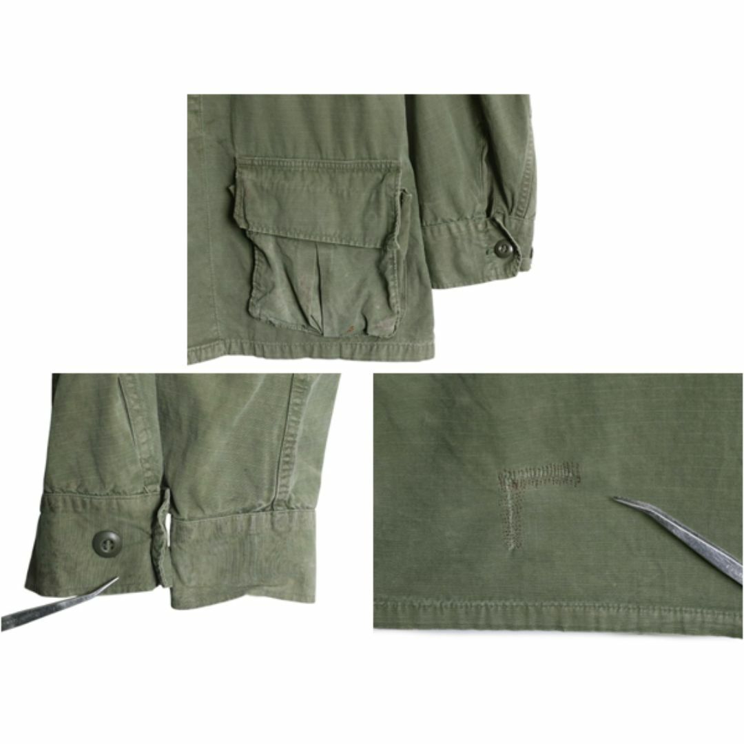 60s ☆ 米軍実物 US ARMY 4th ジャングルファティーグ 60s ☆ 米軍実物 US ARMY 4th ジャングルファティーグ