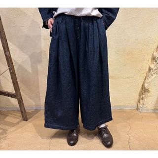 nest Robe - ネストローブ 近江晒しメニーギャザースモックの nest Robe - ネストローブ 近江晒しメニーギャザースモックの