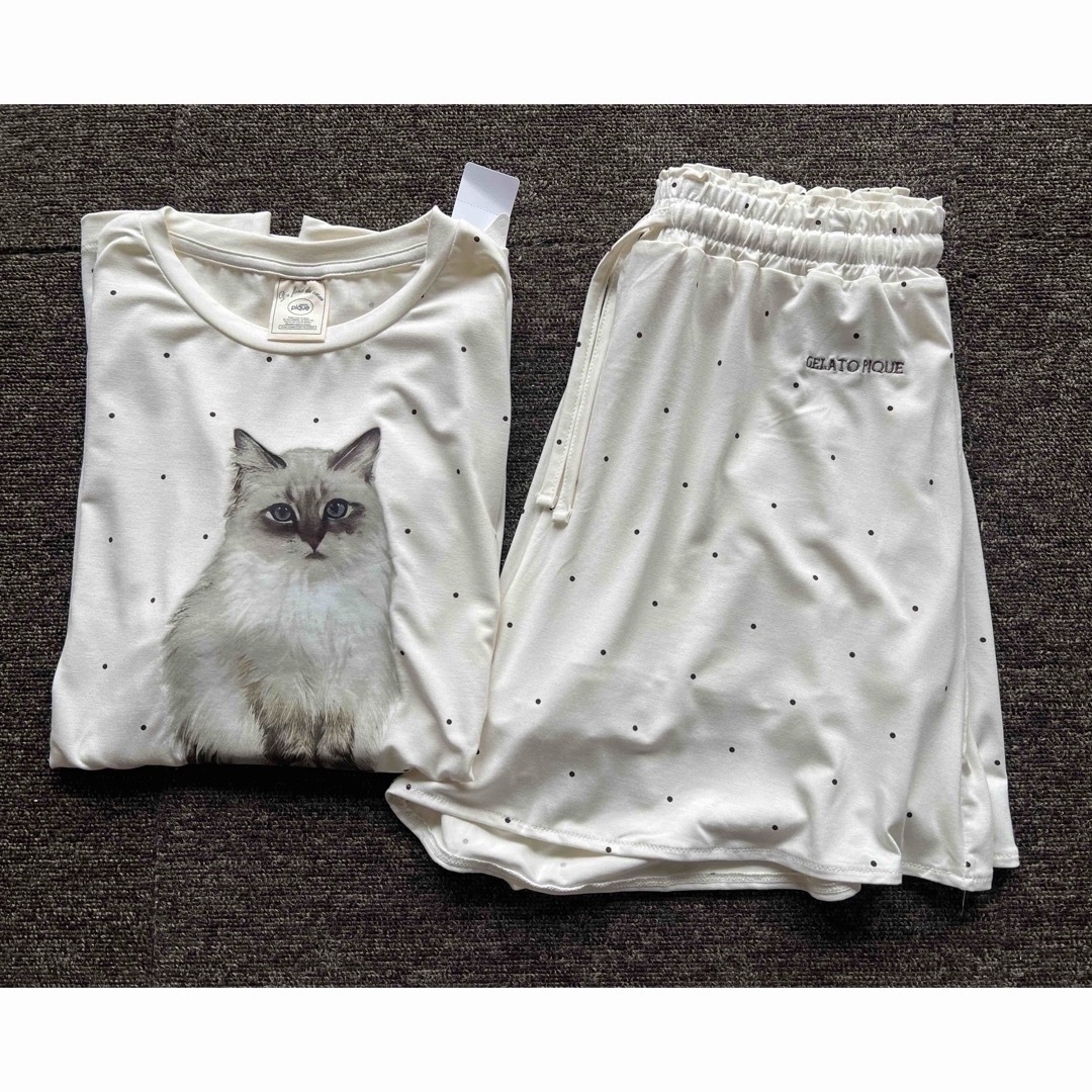 gelato pique - 新品タグ付き♪ ジェラピケ キャット 猫 ネコ gelato pique - 新品タグ付き♪ ジェラピケ キャット 猫 ネコ