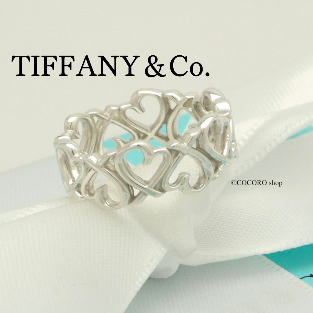 Tiffany & Co. - 【美品】TIFFANY&Co. ラビング ハート バンド Tiffany & Co. - 【美品】TIFFANY&Co. ラビング ハート バンド