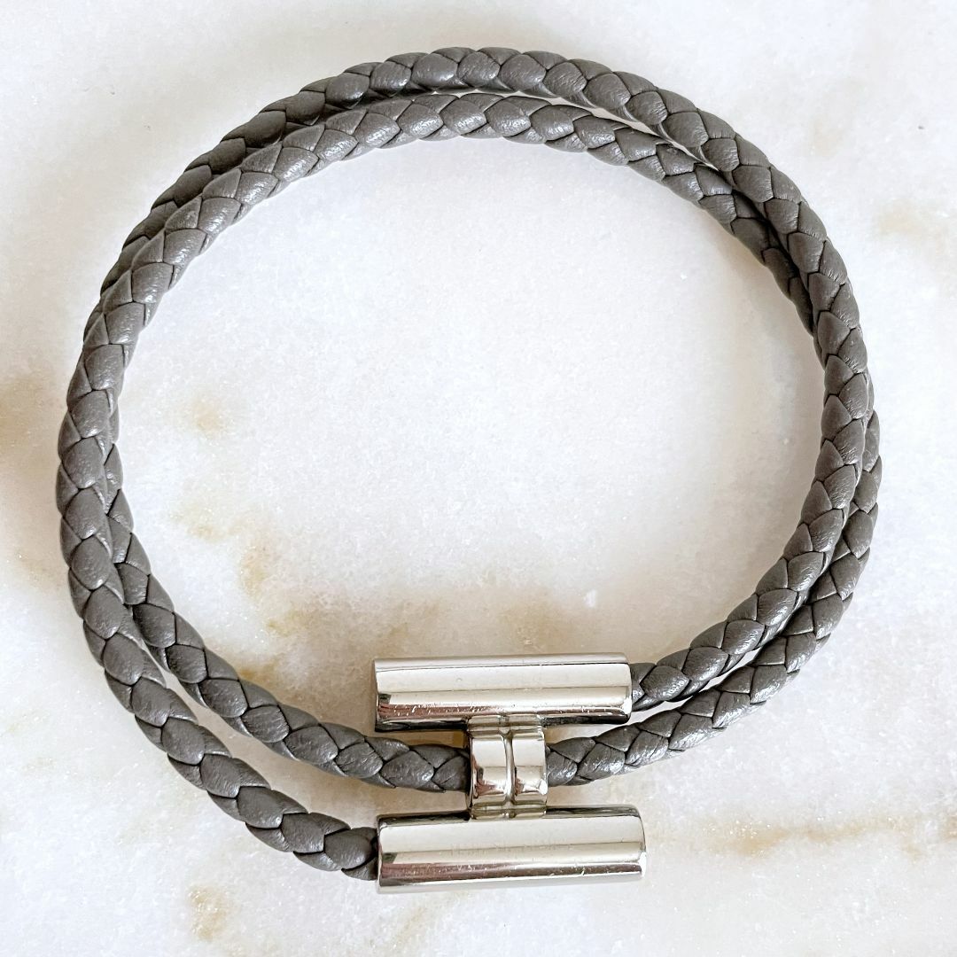 HERMES - HERMES エルメス トゥルニ トレッセ レザー HERMES - HERMES エルメス トゥルニ トレッセ レザー