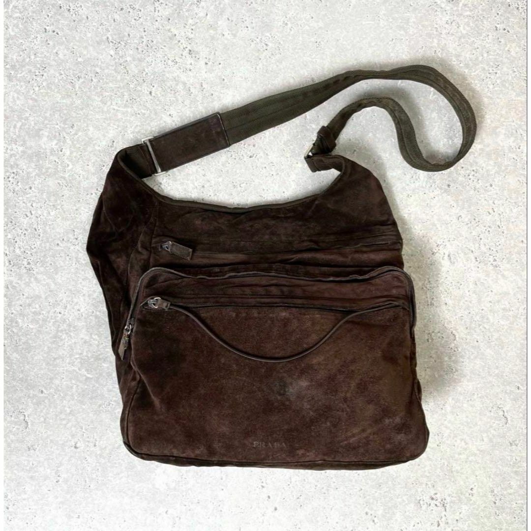 PRADA - 1999AW PRADA suede leather shoulder bagの通販 by ice PRADA - 1999AW PRADA suede leather shoulder bagの通販 by ice