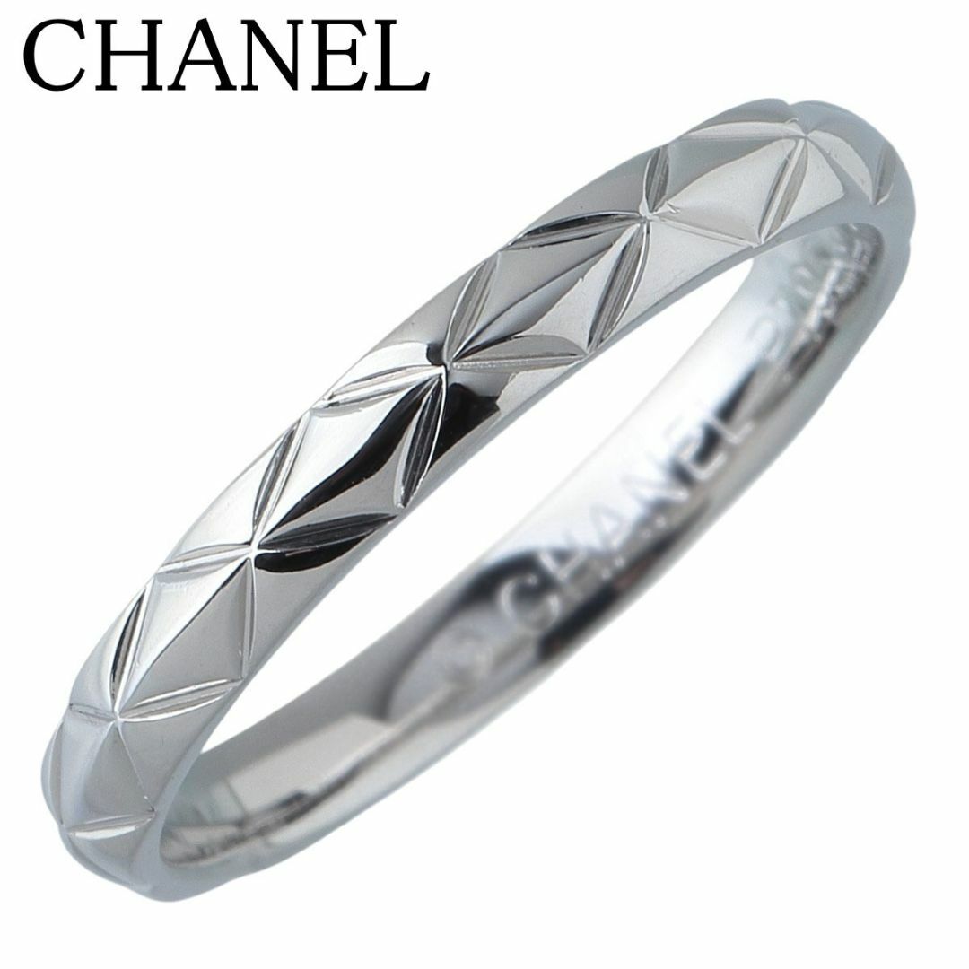 好きに CHANEL - 新品 PT950 #51 スモール リング マトラッセ シャネル 指輪
