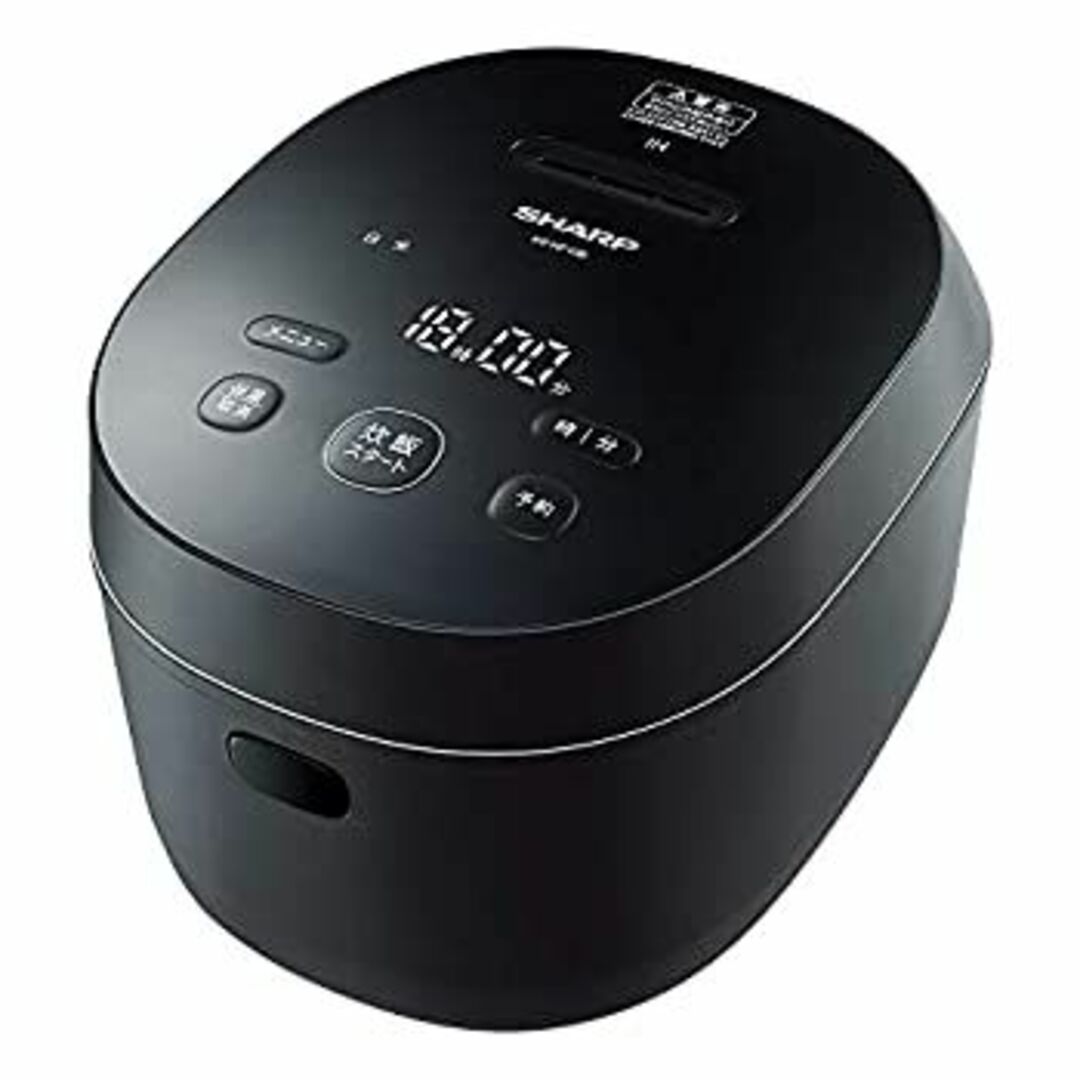 シャープ 炊飯器 IH 5.5合 PLAINLY ブラック KS-HF10B-B インテリア/住まい/日用品のインテリア/住まい/日用品 その他(その他)の商品写真