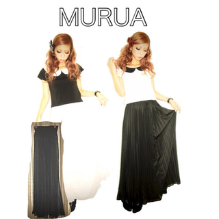 ムルーア(MURUA)の美品♡MURUA♡エアリーマキシスカート(ロングスカート)