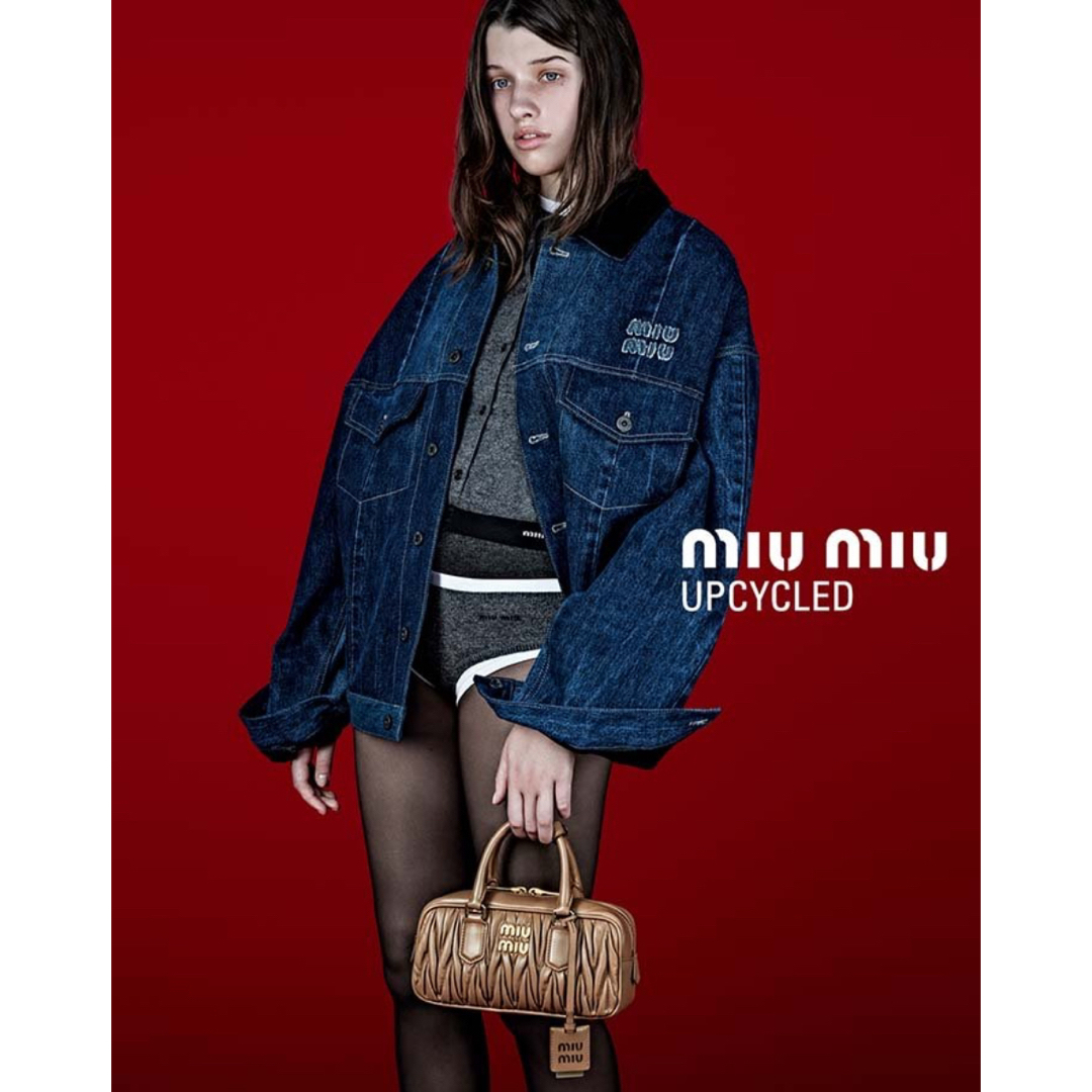 MIU MIU - MIU MIU アップサイクルデニムジャケット 38 ミュウ MIU MIU - MIU MIU アップサイクルデニムジャケット 38 ミュウ