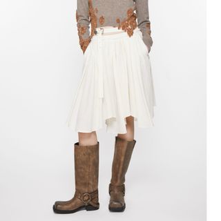 アクネストゥディオズ(Acne Studios)のAcne Studios プリーツ フレアスカート(ひざ丈スカート)