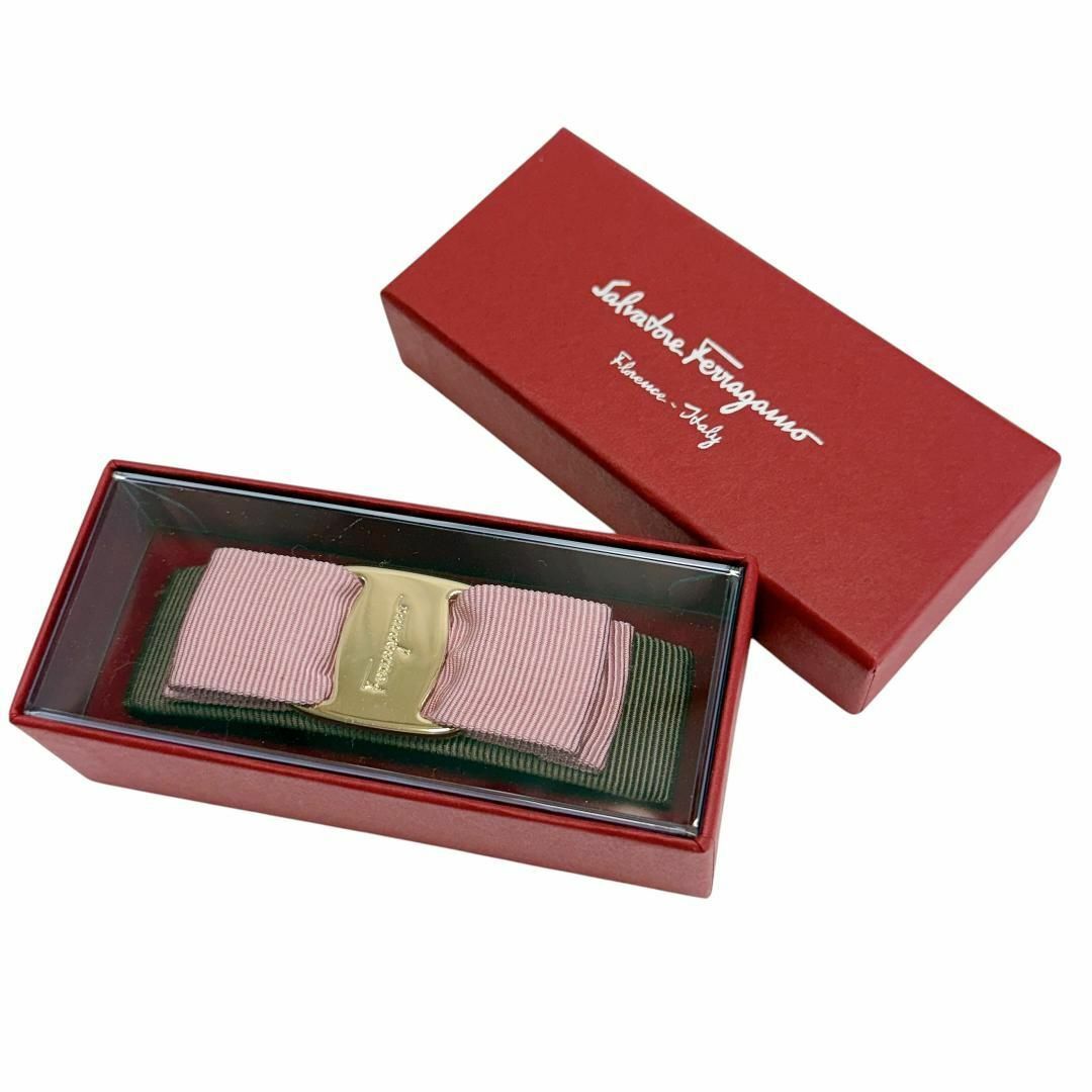 Salvatore Ferragamo - 希少色 フェラガモ バレッタ ヘア Salvatore Ferragamo - 希少色 フェラガモ バレッタ ヘア