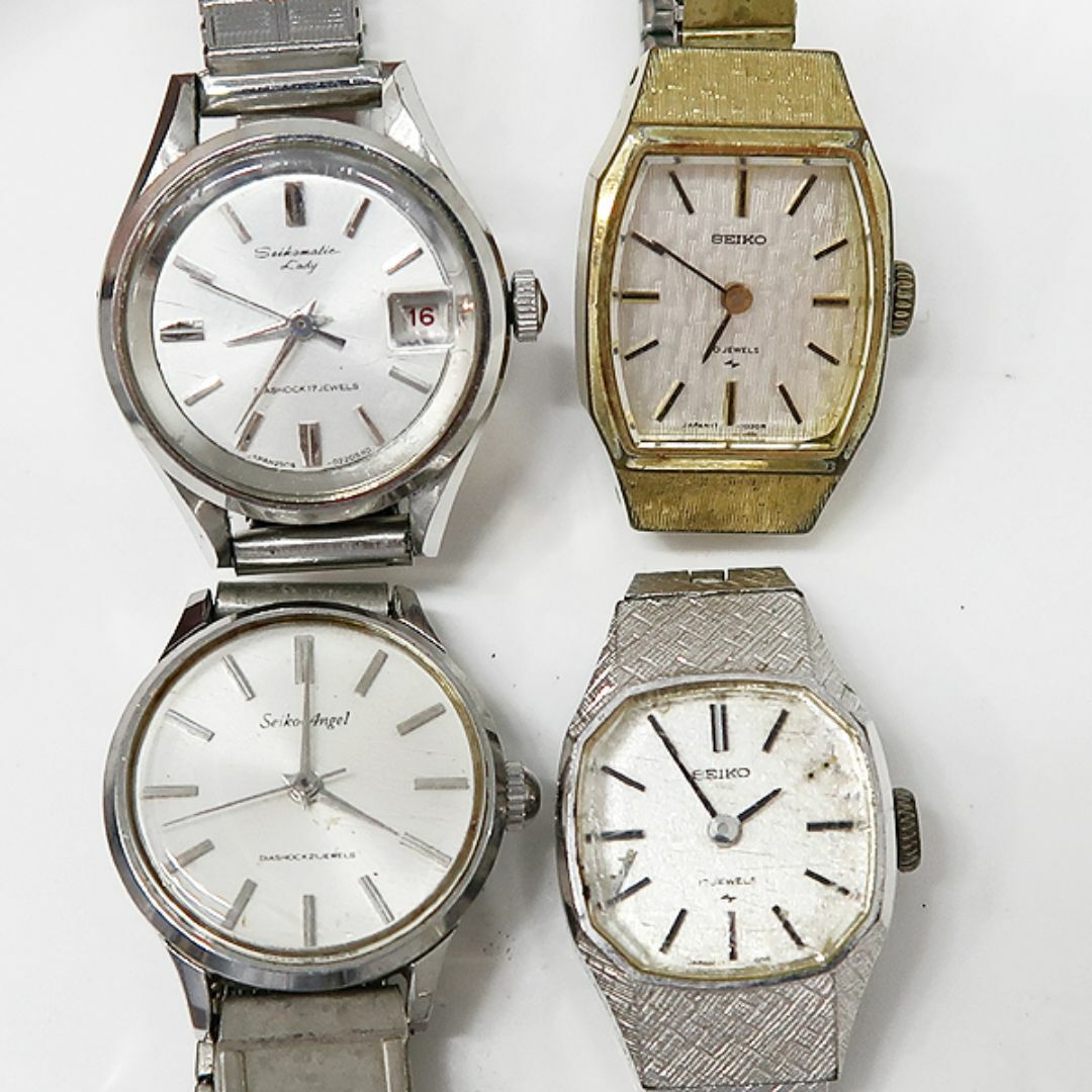 SEIKO - JW90 訳あり SEIKO セイコー 手巻き 機械式 時計 7点 SEIKO - JW90 訳あり SEIKO セイコー 手巻き 機械式 時計 7点