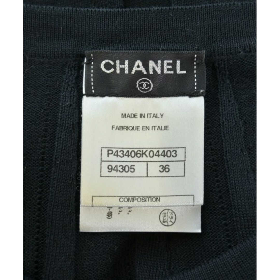 CHANEL - CHANEL シャネル ニット・セーター 36(XS位) 黒 【古着 CHANEL - CHANEL シャネル ニット・セーター 36(XS位) 黒 【古着