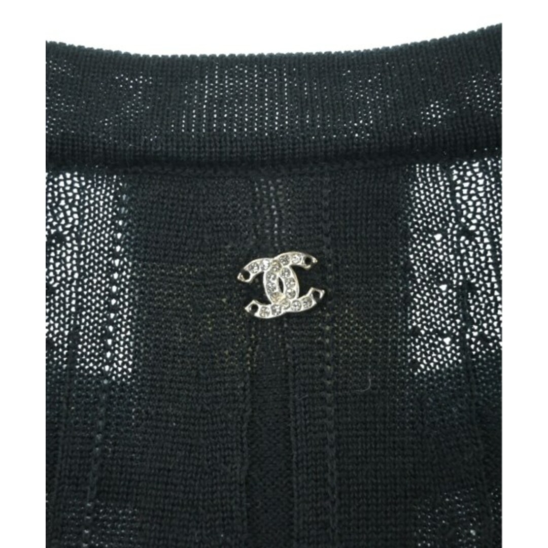 CHANEL - CHANEL シャネル ニット・セーター 36(XS位) 黒 【古着 CHANEL - CHANEL シャネル ニット・セーター 36(XS位) 黒 【古着