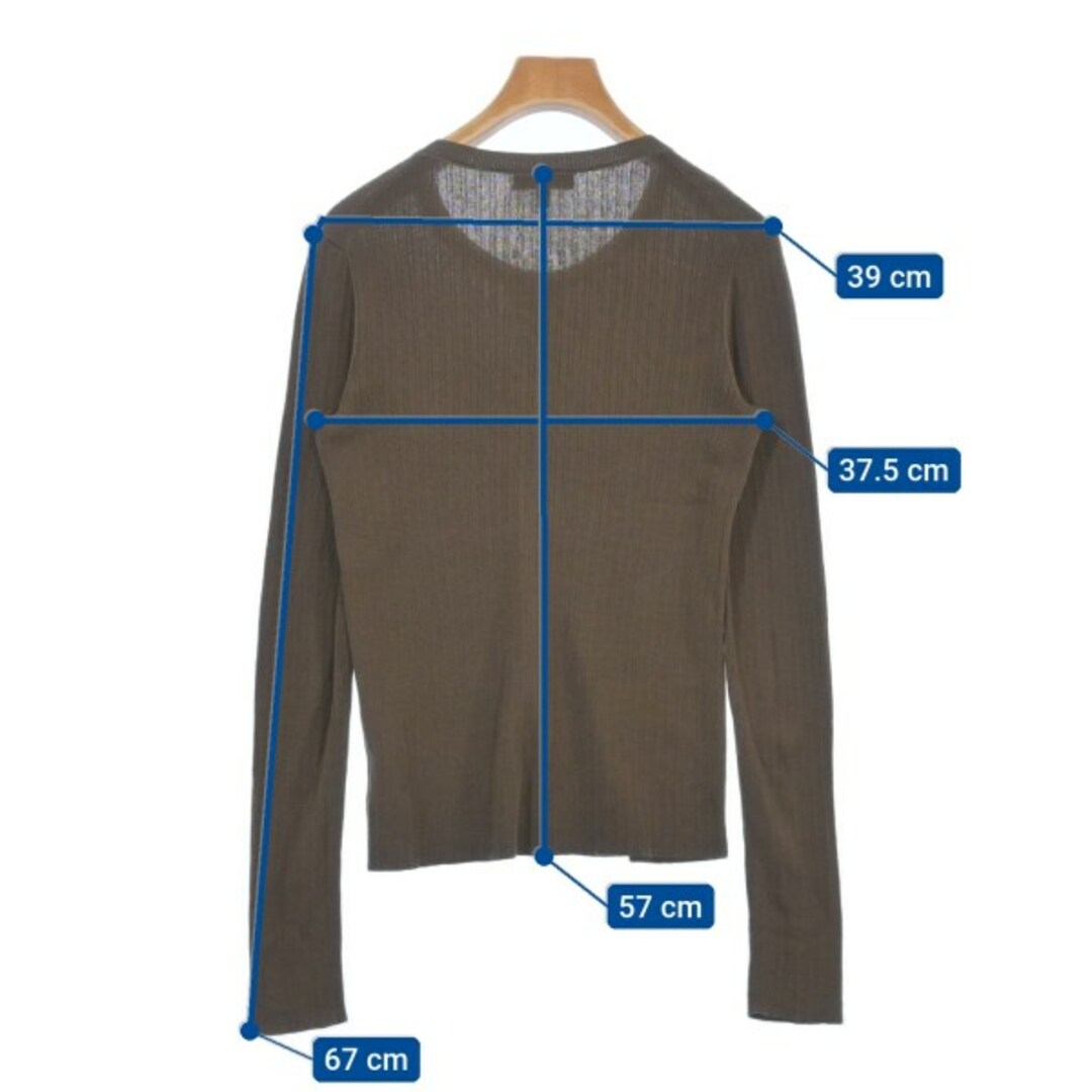 Theory - Theory セオリー カーディガン S 茶 【古着】【中古 Theory - Theory セオリー カーディガン S 茶 【古着】【中古