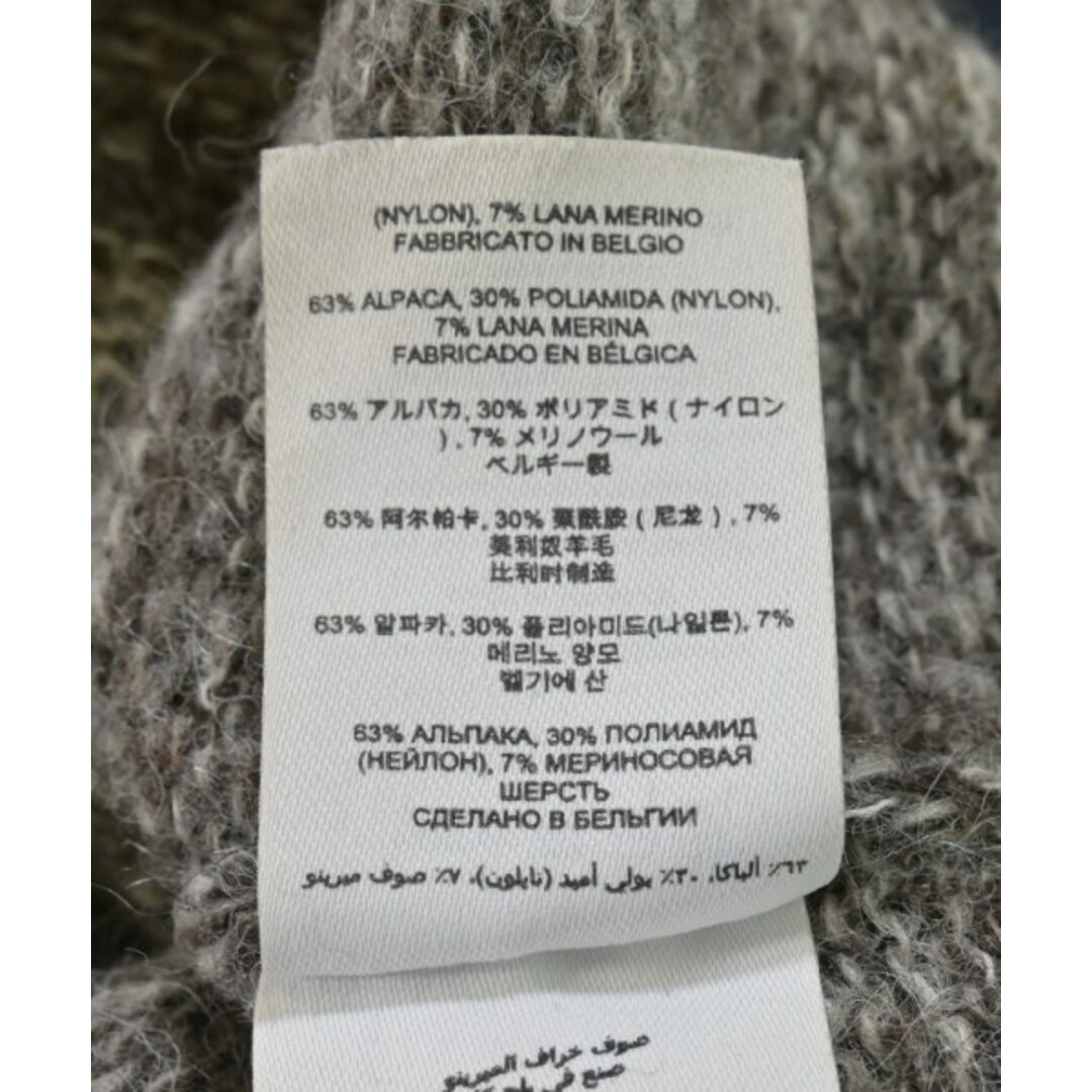 DRIES VAN NOTEN - DRIES VAN NOTEN ニット・セーター S 茶系x白 DRIES VAN NOTEN - DRIES VAN NOTEN ニット・セーター S 茶系x白