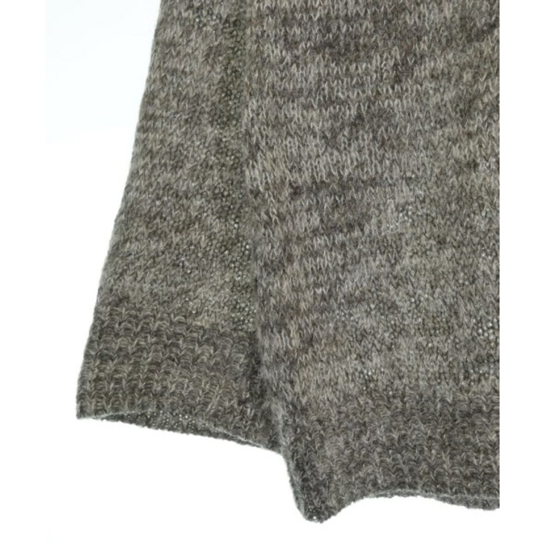DRIES VAN NOTEN - DRIES VAN NOTEN ニット・セーター S 茶系x白 DRIES VAN NOTEN - DRIES VAN NOTEN ニット・セーター S 茶系x白