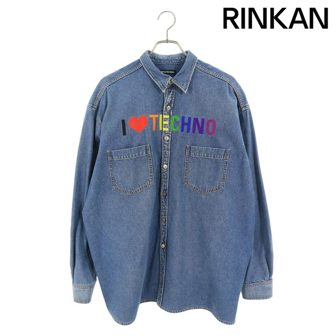 BALENCIAGA - バレンシアガ 557783 TAP20 I Love Technoデニム BALENCIAGA - バレンシアガ 557783 TAP20 I Love Technoデニム