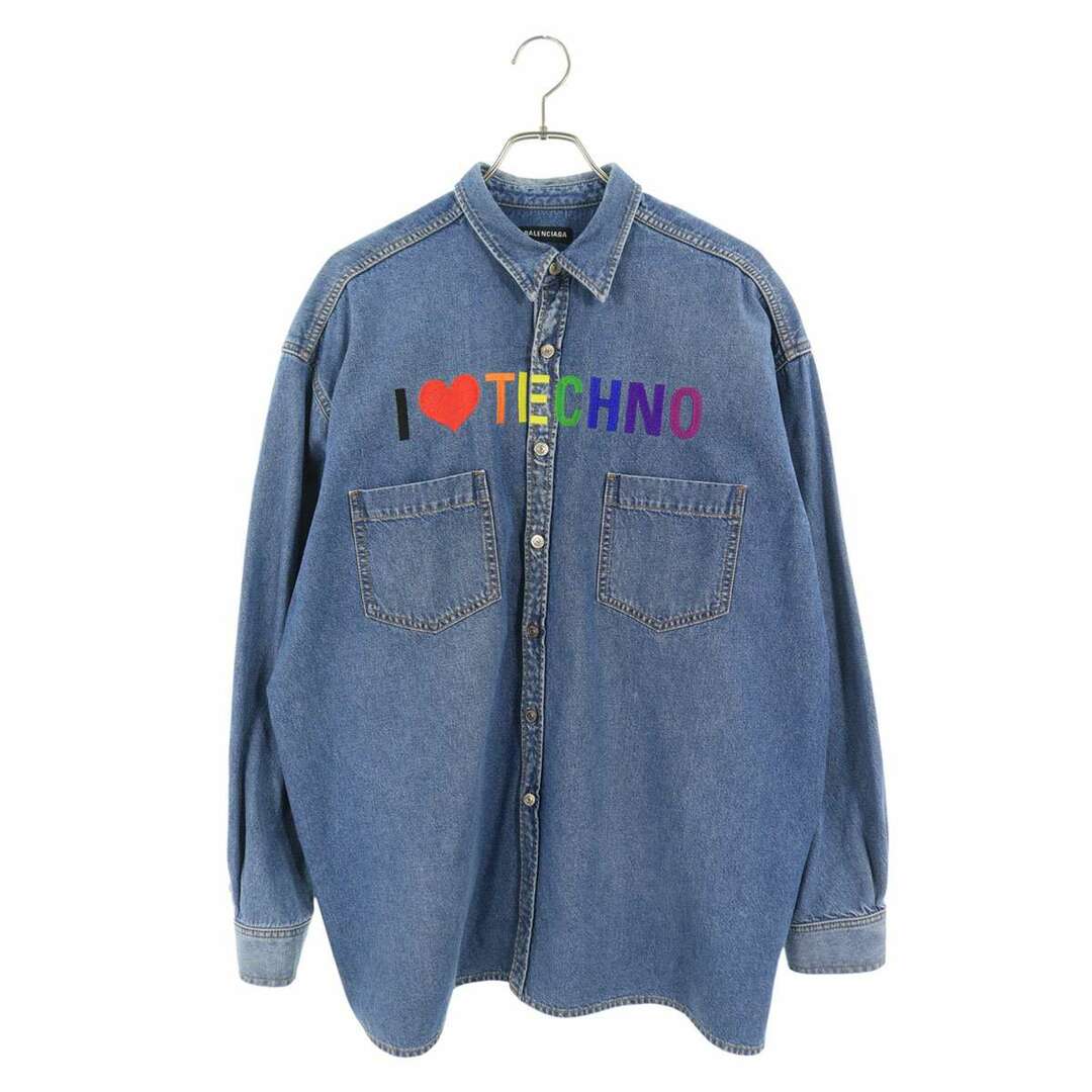 BALENCIAGA - バレンシアガ 557783 TAP20 I Love Technoデニム BALENCIAGA - バレンシアガ 557783 TAP20 I Love Technoデニム