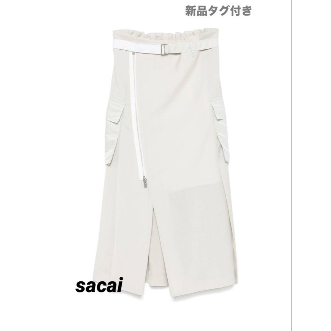 sacai - 【新品タグ付き】sacai プリーツスカートの通販 by 島 sacai - 【新品タグ付き】sacai プリーツスカートの通販 by 島