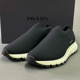 PRADA - プラダ スニーカー 厚底プラットフォーム 白 26.5cmの PRADA - プラダ スニーカー 厚底プラットフォーム 白 26.5cmの